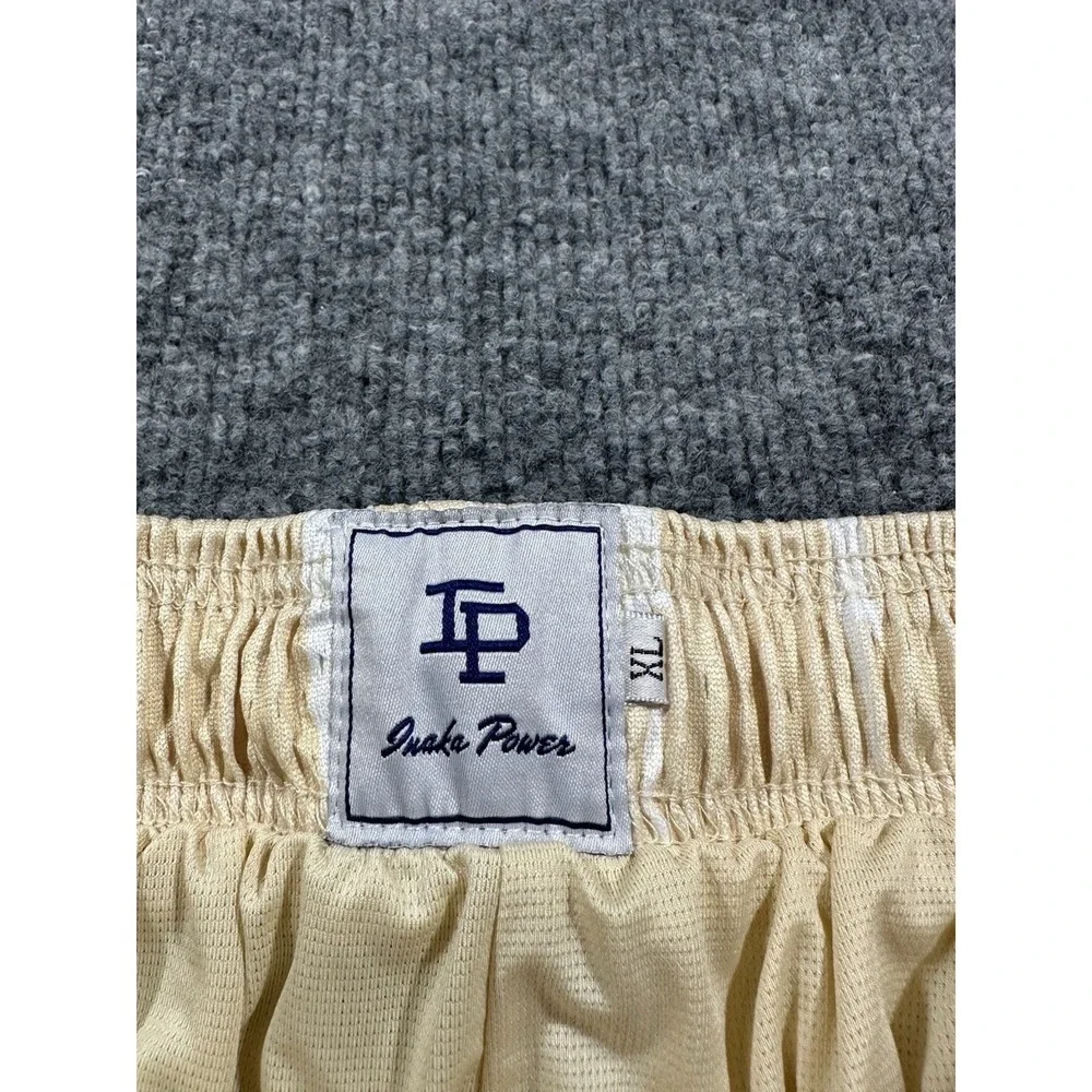Inaka Power Men's XL Mesh Athletic Striped Shorts EUC